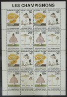 Elfenbeinküste 1142-1145 Postfrisch ZD-Bogen / Pilze #GH112 - Ivory Coast (1960-...)