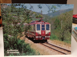 Cartolina Il Trenino Di Casella ,Crocetta, Treno - Treinen