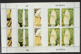 Guyana 3287-3290 Postfrisch Kleinbogensatz / Pilze #GH160 - Guyana (1966-...)