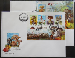 Guinea Bissau 7331-7334 Und Block 1285 Gestempelt Kleinbogen / Als FDC #GG416 - Guinea-Bissau