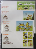 Guyana 6533-6536, 6537-6554, Block 604f. Gestempelt Kleinbogen / Als FDC #GG405 - Guyane (1966-...)