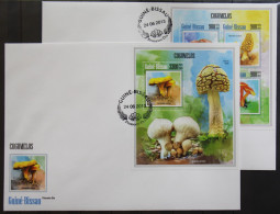 Guinea Bissau 6924-6927 Und Block 1215 Gestempelt Kleinbogen / Als FDC #GG418 - Guinée-Bissau