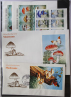 Guyana 5911-5918, 5919-5930, Block 530f. Gestempelt Kleinbogen / Als FDC #GG406 - Guyane (1966-...)