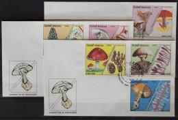 Guinea Bissau 989-995 Gestempelt Als FDC / Pilze #GG419 - Guinée-Bissau