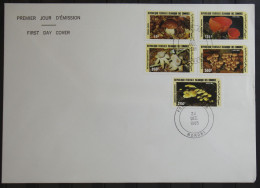 Komoren 762-766 Gestempelt Als FDC / Pilze #GG385 - Comoros