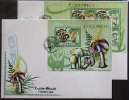 Guinea Bissau 5758-5762 Und Block 1015 Gestempelt Kleinbogen / Als FDC #GG423 - Guinée-Bissau