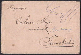 Hungary 1908, Loco Letter Temeskubin - Otros & Sin Clasificación