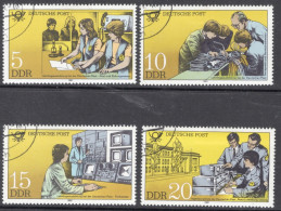 Germany Democratic Republic 1981 Stamps Issued For Information About The Post And Telegraph Service In Fine Used - Oblitérés