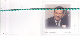 Gilbert Van Calenberg-Willems, Wetteren 1934, Gentbrugge 2001. Foto - Esquela