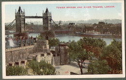 ROYAUME UNI + LONDON - Tower Bridge And River Thames - Tower Of London