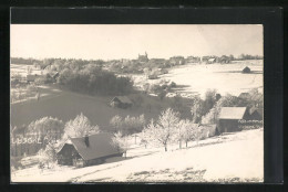 AK Vysoke Nad Jiz, Blick über Den Eingeschneiten Ort  - Czech Republic