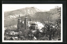 AK Haindorf / Hejnice, Blick Auf Die Kirche Im Schnee  - Czech Republic