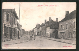 CPA Estissac, Route De Troyes  - Troyes