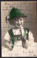 Postcard - 1906 - Enfants - Colorized - Little Girl In Dirndl Dress - Portraits