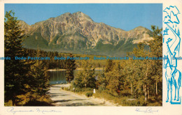 R065480 Multi Colored Pyramid Mountain. Canadian Rockies - World