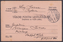 Hungary 1914, Croatia, Bjelovar, Feldpost, Fieldpost Card - Sonstige & Ohne Zuordnung