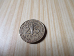 Afrique De L'Ouest - 25 Francs 1996.N°1006. - Autres – Afrique