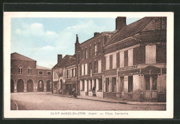 CPA Saint-Mards-En-Othe, Place Gambetta  - Other & Unclassified