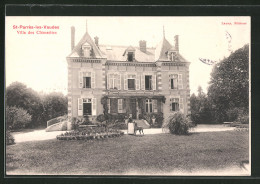 CPA St-Perres-les-Vaudes, Villa De Clématites  - Andere & Zonder Classificatie