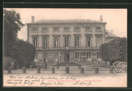 CPA Mussy-sur-Seine, L`Hôtel De Ville  - Other & Unclassified