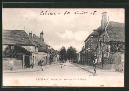 CPA Estissac, Avenue De La Gare  - Andere & Zonder Classificatie