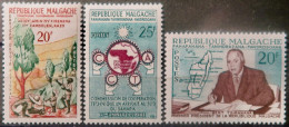 LP3844/2224 - MADAGASCAR - 1960 - Divers - N°351 à 353 NEUFS**/* - Madagascar (1960-...)