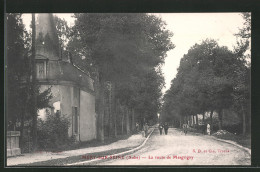 CPA Méry-sur-Seine, La Route De Mesgrigny  - Autres & Non Classés