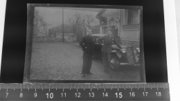 Négatif Film Snapshot -  Voiture  Automobile  Citroen A Identifier - Glass Slides