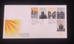 C) 1971. NETHERLANDS. FDC.SUMMER STAMPS. MULTIPLE STAMPS. XF - Other & Unclassified