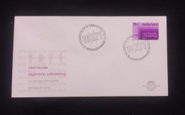 C) 1971. NETHERLANDS. FDC.FOURTEENTH GENERAL CENSUS. XF - Sonstige & Ohne Zuordnung