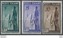 1949 Italia ERP 2v MNH Sass N. 601/03 - 1946-60: Nuovi