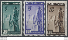 1949 Italia ERP 2v MNH Sass N. 601/03 - 1946-60: Mint/hinged