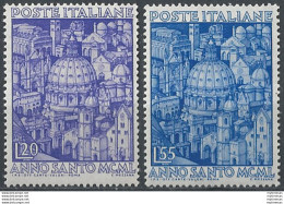 1950 Italia Anno Santo 2v. MNH Sass N. 620/21 - 1946-60: Nieuw/plakker