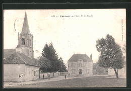 CPA Fresnoy, Place De La Mairie  - Other & Unclassified