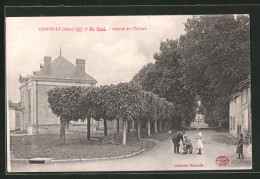 CPA Dienville, Avenue Du Château  - Autres & Non Classés