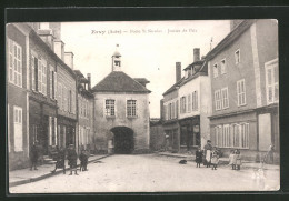 CPA Ervy, Porte St.-Ncolas, Justice De Paix  - Otros & Sin Clasificación