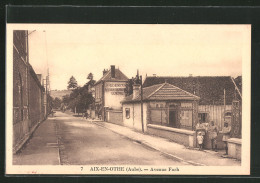 CPA Aix-en-Othe, Avenue Foch  - Andere & Zonder Classificatie