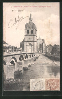 CPA Dienville, Le Pont Sur L`Aube Et L`Eglise  - Sonstige & Ohne Zuordnung