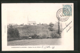 CPA Labergement-les-Seurre, L`Église Vue Du Côteau  - Autres & Non Classés