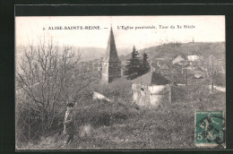 CPA Alise-Sainte-Reine, L`Eglise Paroissiale  - Altri & Non Classificati