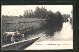 CPA Arc-sur-Tille, La Tille Au Pont Du Château  - Sonstige & Ohne Zuordnung