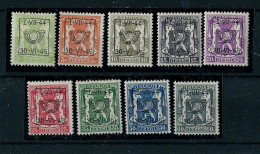 Série Complète N° PRE 520/28  (*) Avec  Charnière  --  I - VII - 44  -  30 - VI - 45 -- - Typo Precancels 1936-51 (Small Seal Of The State)