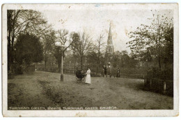 LONDON : TURNHAM GREEN SHOWING TURNHAM GREEN CHURCH - Londen - Buitenwijken