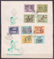 Hungary 1965, History And Development Of Tennis, Nice FDC - Otros & Sin Clasificación