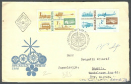 Hungary 1966, Opening Of Musem Of Transportation, FDC - Other & Unclassified