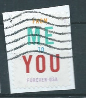 VERINIGTE STAATEN ETATS UNIS USA 2015 FROM ME TO YOU F USED ON PAPER SN 4978 MI 5162 YT 4790 SG 5594 - Used Stamps