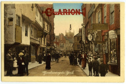 YORK : GOODRAMSGATE / GOODRAMGATE (CLARION - OVERPRINT) - EBOR REGISTER OFFICE, JOHN SMITH ALES - York