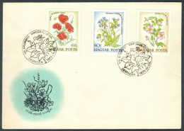 Hungary 1973, Flora, Carnival, Special Postmark - Other & Unclassified