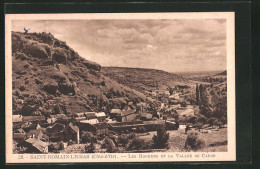 CPA Saint-Romain-le-Bas, Les Rochers Et La Vallée De Caran  - Autres & Non Classés