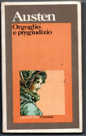 Orgoglio E Pregiudizo "Austen" (Garzanti  1982) - Niños Y Adolescentes